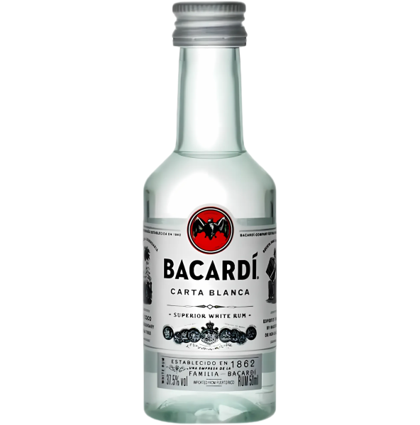 BACARDI - Carta Blanca Superior Rum Mini 5cl